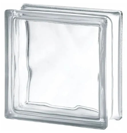 Tijolo de Vidro 19X19X8 Kobeglass Incolor Kobe