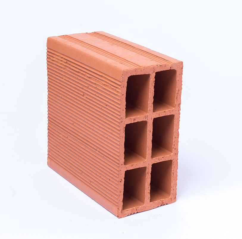 Tijolo de Barro Simples 9X19X19 Cerâmica GGP