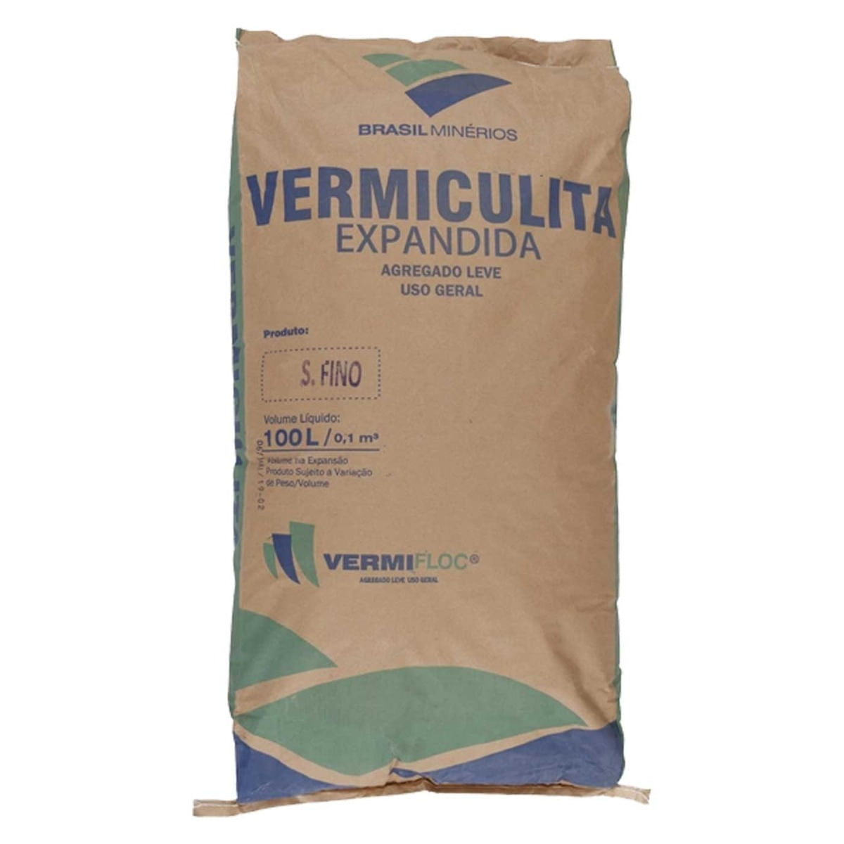 Vermiculita Expandida Saco com 12kg Brasil Minérios