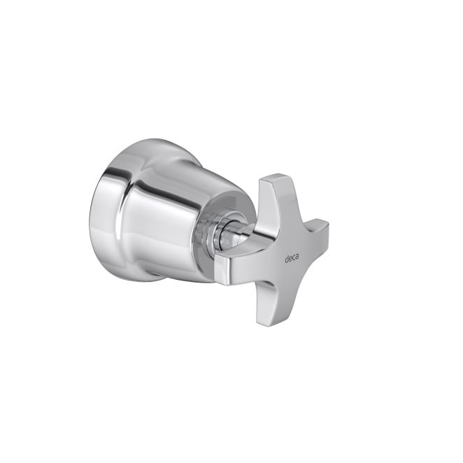 Acabamento Registro Gaveta e Pressão 1/2 a 1 4900.C34.PQ Max Cromado Deca