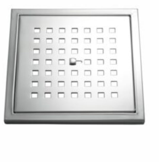 Grelha Quadrada 15x15 Elegance Cromado Baepina