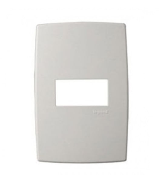 Placa 4x2 1Posto Horizontal 618505 Pialplus