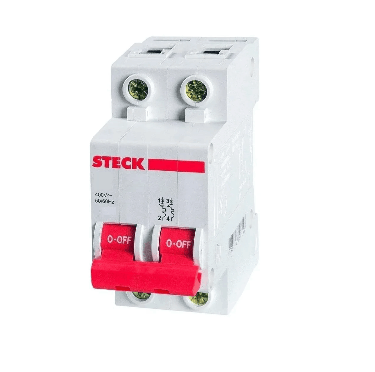 Disjuntor Bipolar Série SD62 20A 2 Polos Curva C Steck