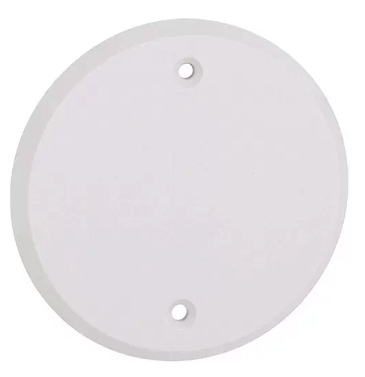 Placa Cega 1 Furo Redondo Pre Corte Branco Pial