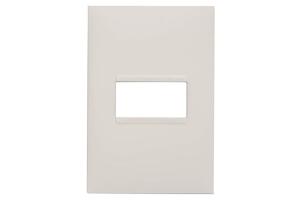 Placa 4x2 1 Posto Pial Plus+ Branco Pial