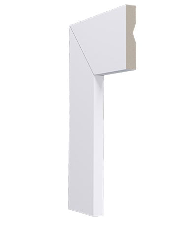 Guarnição GN Lev71 13x70x2400mm Branco Santa Luzia