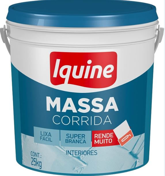 Massa Corrida PVA 25kg Branca Iquine
