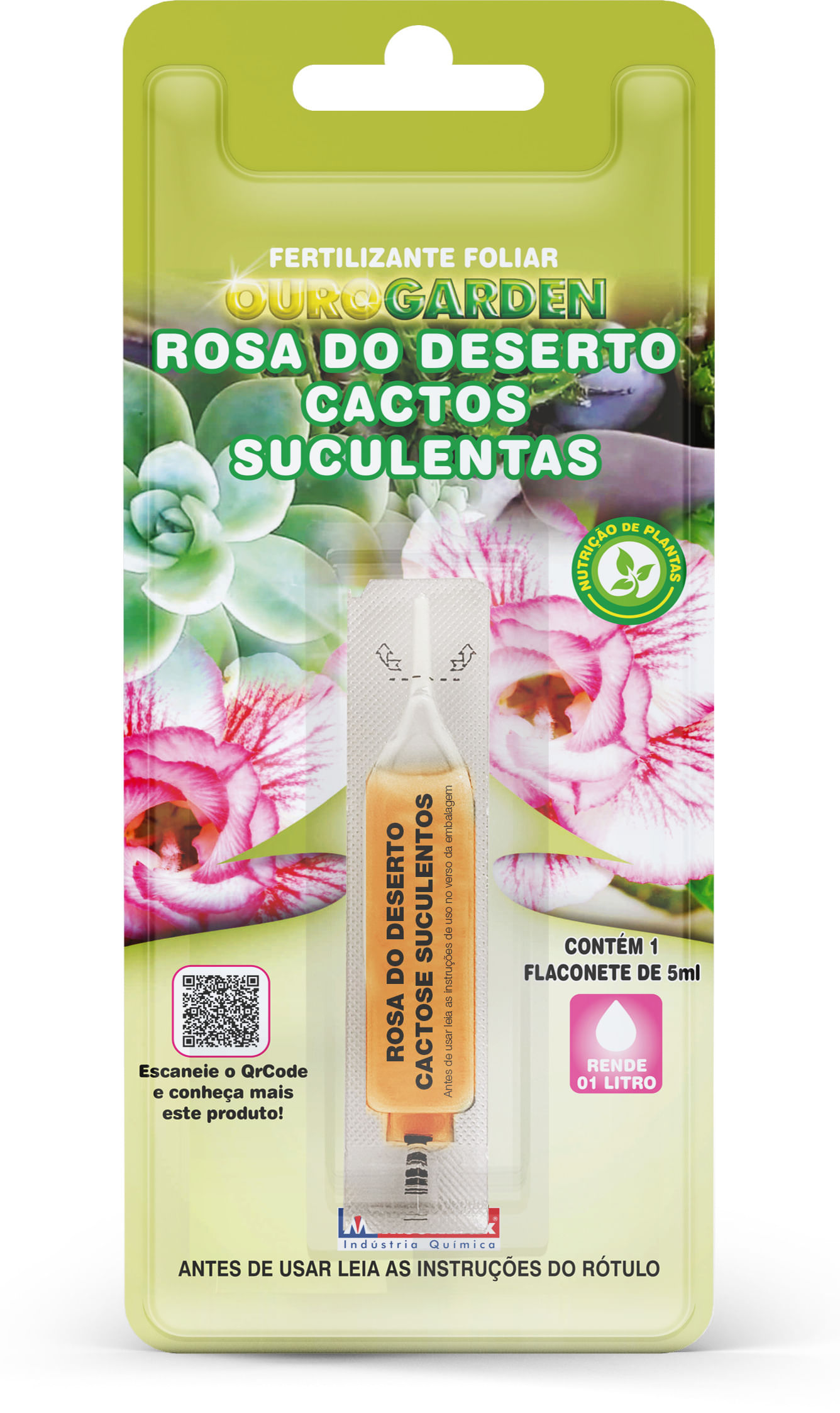 Fertilizante para Rosa do Deserto, Cacto e Suculenta Insetimax