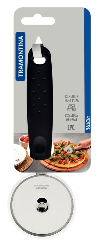 Cortador para Pizza Utilita Preto Tramontina