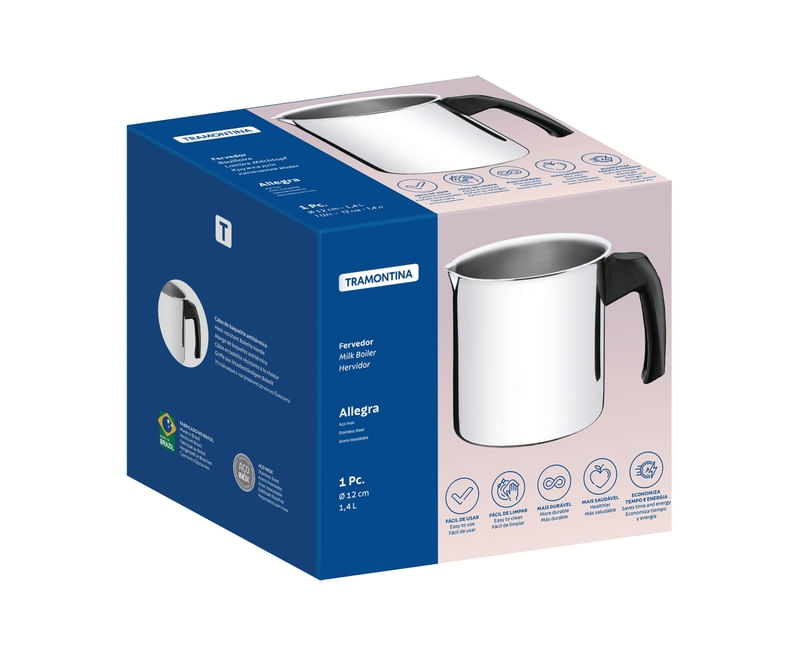 Fervedor Aço Inox com Cabo Baquelite 12cm Tramontina - Imagem 3