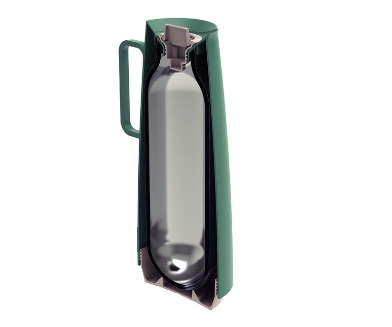 Bule Térmico Exata 1L Verde Tramontina - Imagem 3