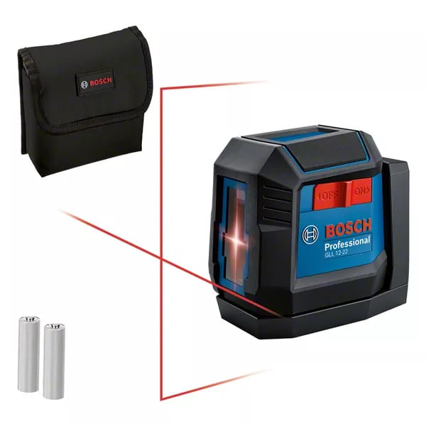 Nível a Laser Vermelho GLL 12-22 Azul Preto Bosch