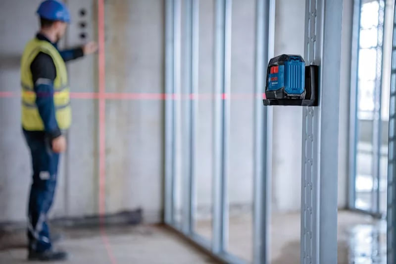 Nível a Laser Vermelho GLL 12-22 Azul Preto Bosch - Imagem 3