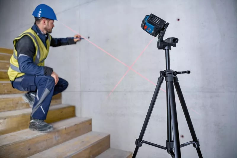 Nível a Laser Vermelho GLL 12-22 Azul Preto Bosch - Imagem 5