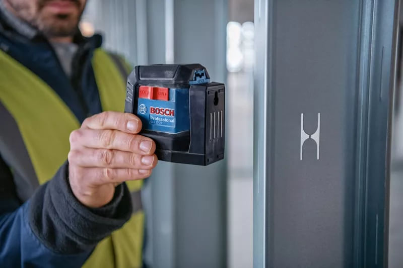 Nível a Laser Vermelho GLL 12-22 Azul Preto Bosch - Imagem 6