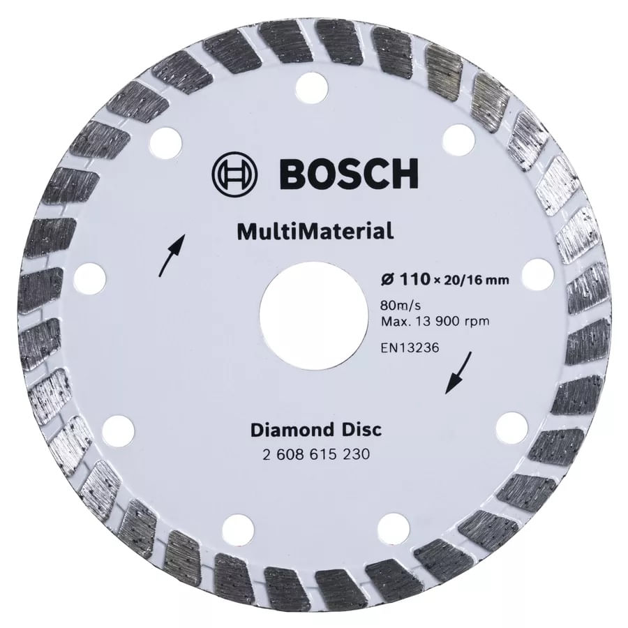 Disco Diamantado Multimateriais 110x20/16mm Bosch