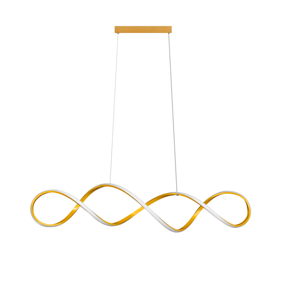 Pendente Led Space Vortex 60W 3000K Dourado Bronzearte