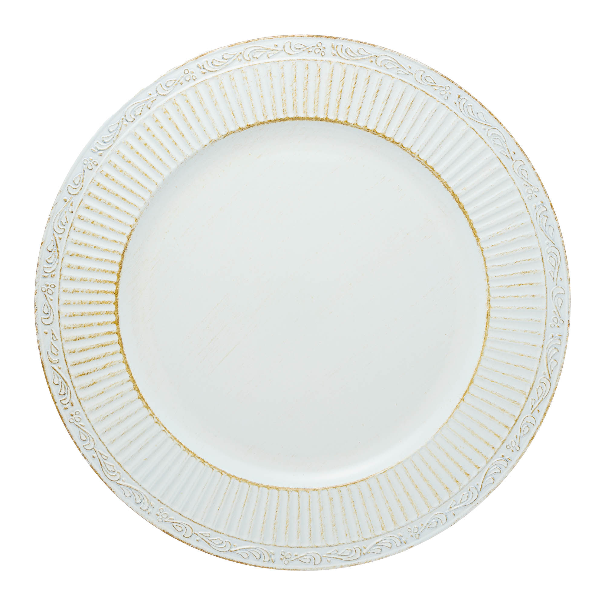 Sousplat de Plástico Branco Rojemac