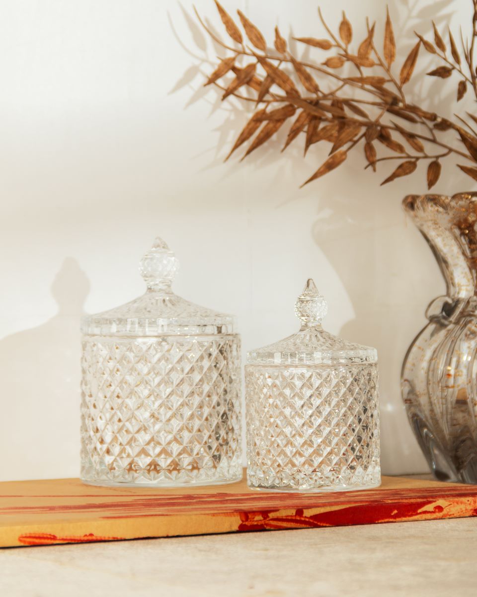 Potiche Decorativo de Cristal com Tampa Rojemac - Imagem 4