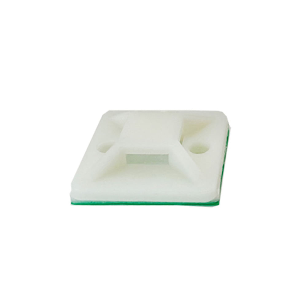 Fixador Autoadesivo 19x19mm Branco Sfor