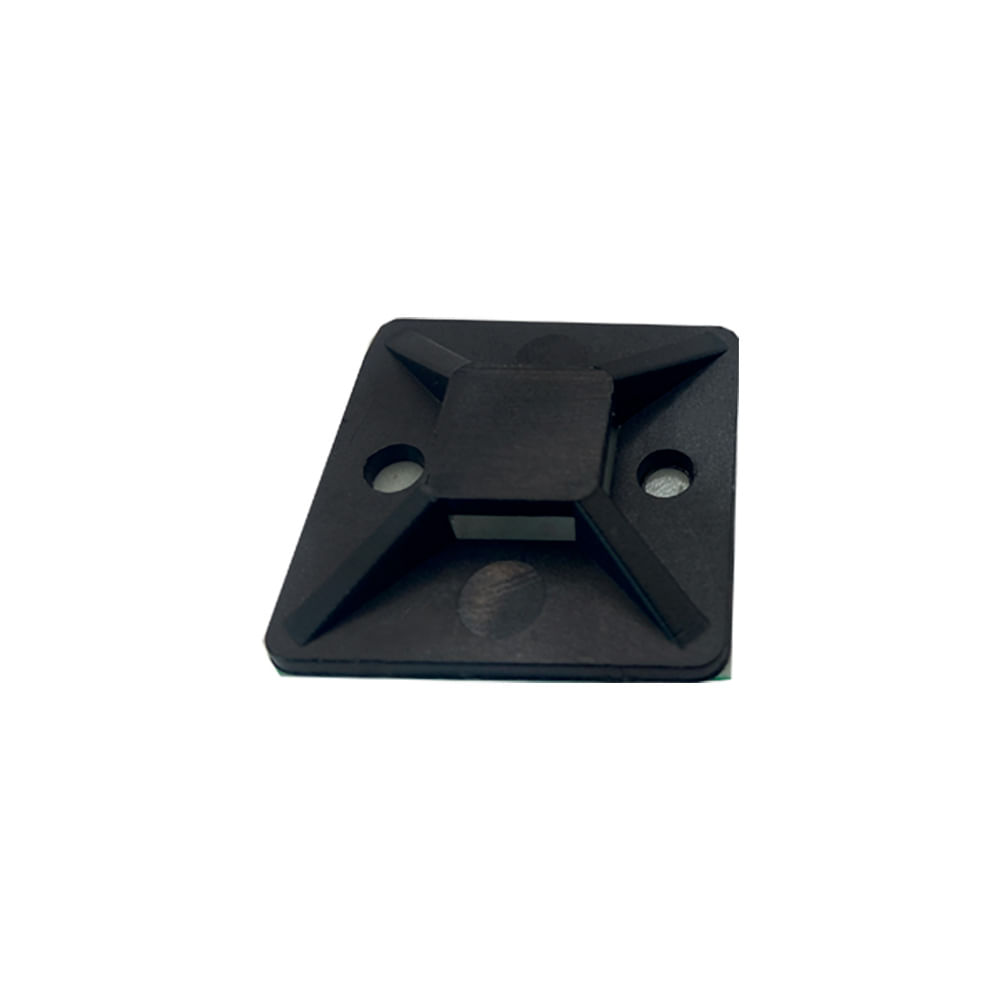 Fixador Autoadesivo 19x19mm Preto Sfor - Imagem 2