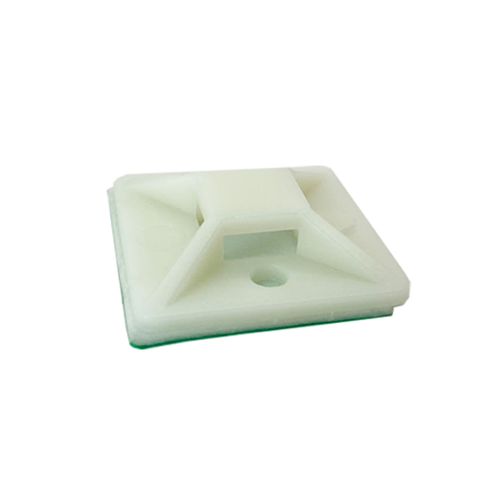 Fixador Autoadesivo 28x28mm Branco Sfor