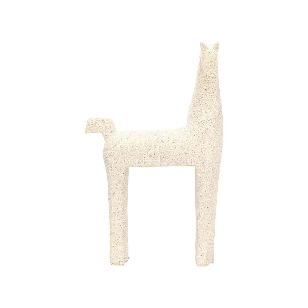 Escultura Cavalo Poliresina 28x17cm Mart Presentes