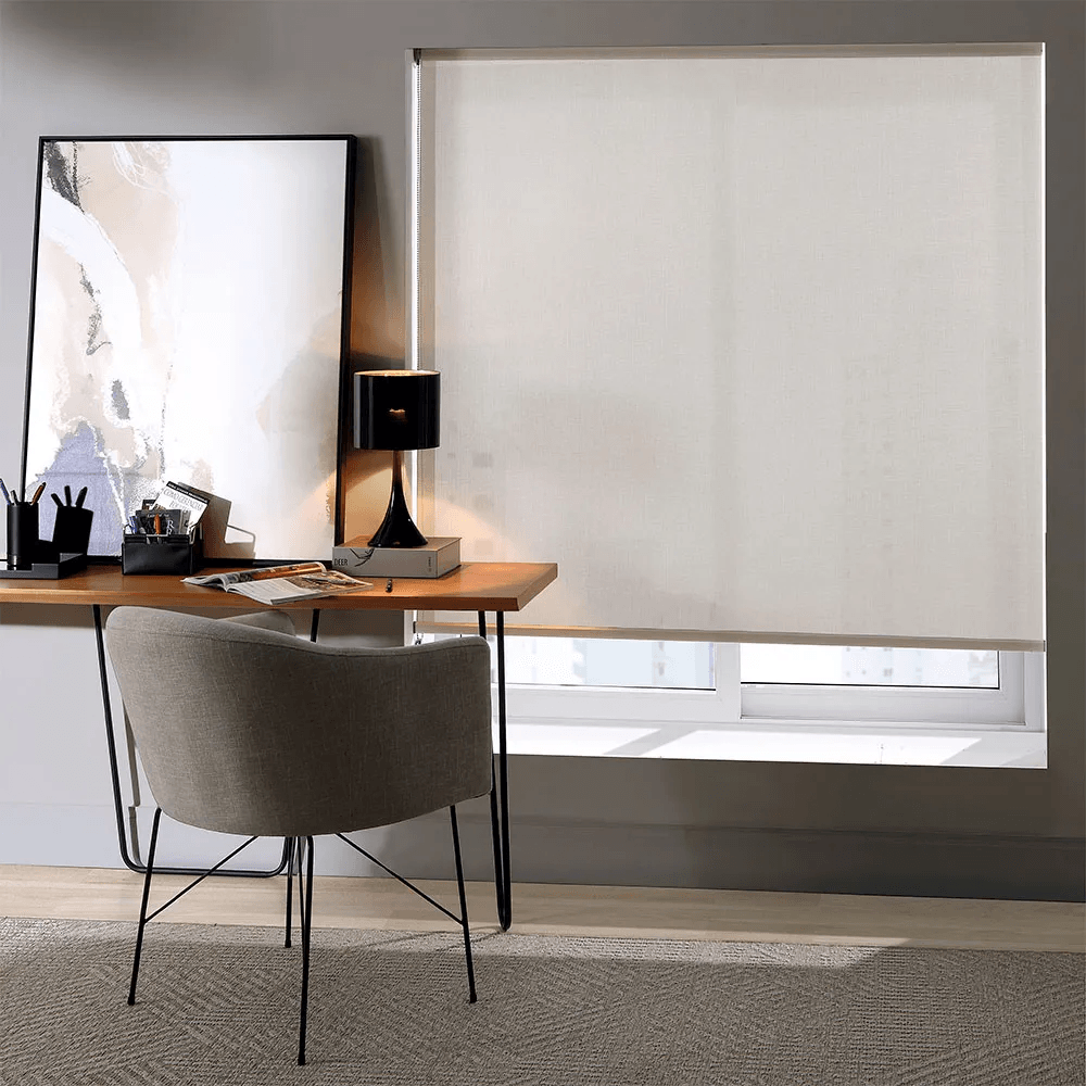 Persiana Rolo 1,80mx1,60m Tela Solar 5% Bege Bella Janela