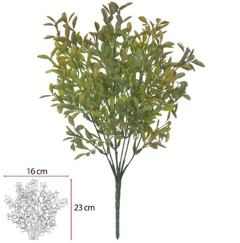 Folhagem Grass com Print X35 33cm Verde Outono Flor Arte