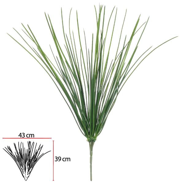 Folhagem Grass com Print X55 46cm Verde Flor Arte