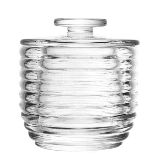 Manteigueira Francesa de Vidro Colméia Cristal Lyor