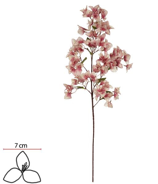 Haste Bougainville X75 99cm Rosa Flor Arte