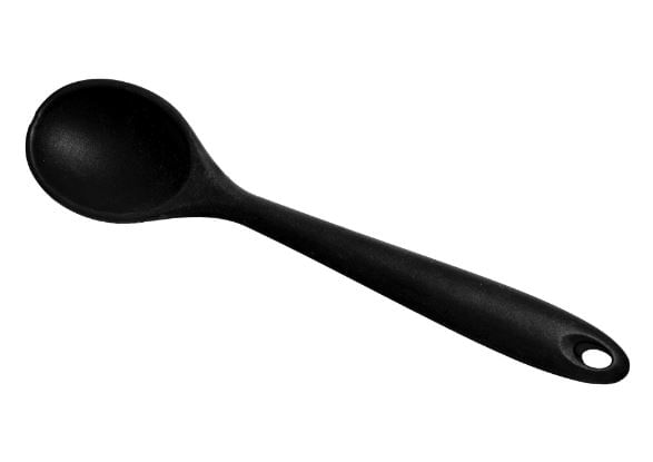 Conjunto 5 Utensílios para Cozinha de Silicone + Suporte Preto Lyor - Imagem 5