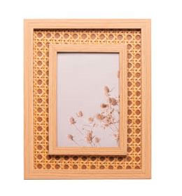 Porta Retrato de Mdf com Treliça 15x20cm Lyor