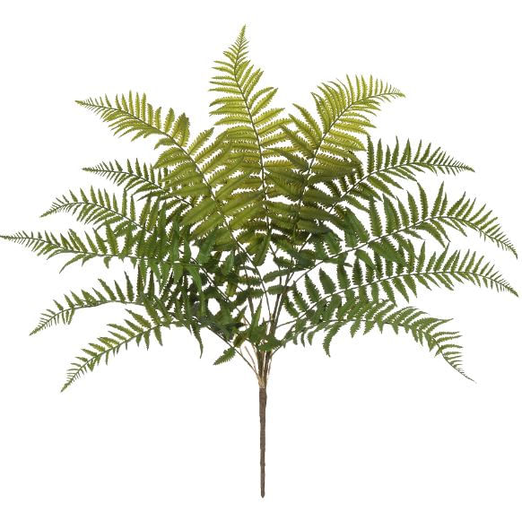 Folhagem Samambaia com Print X12 74cm Verde Flor Arte