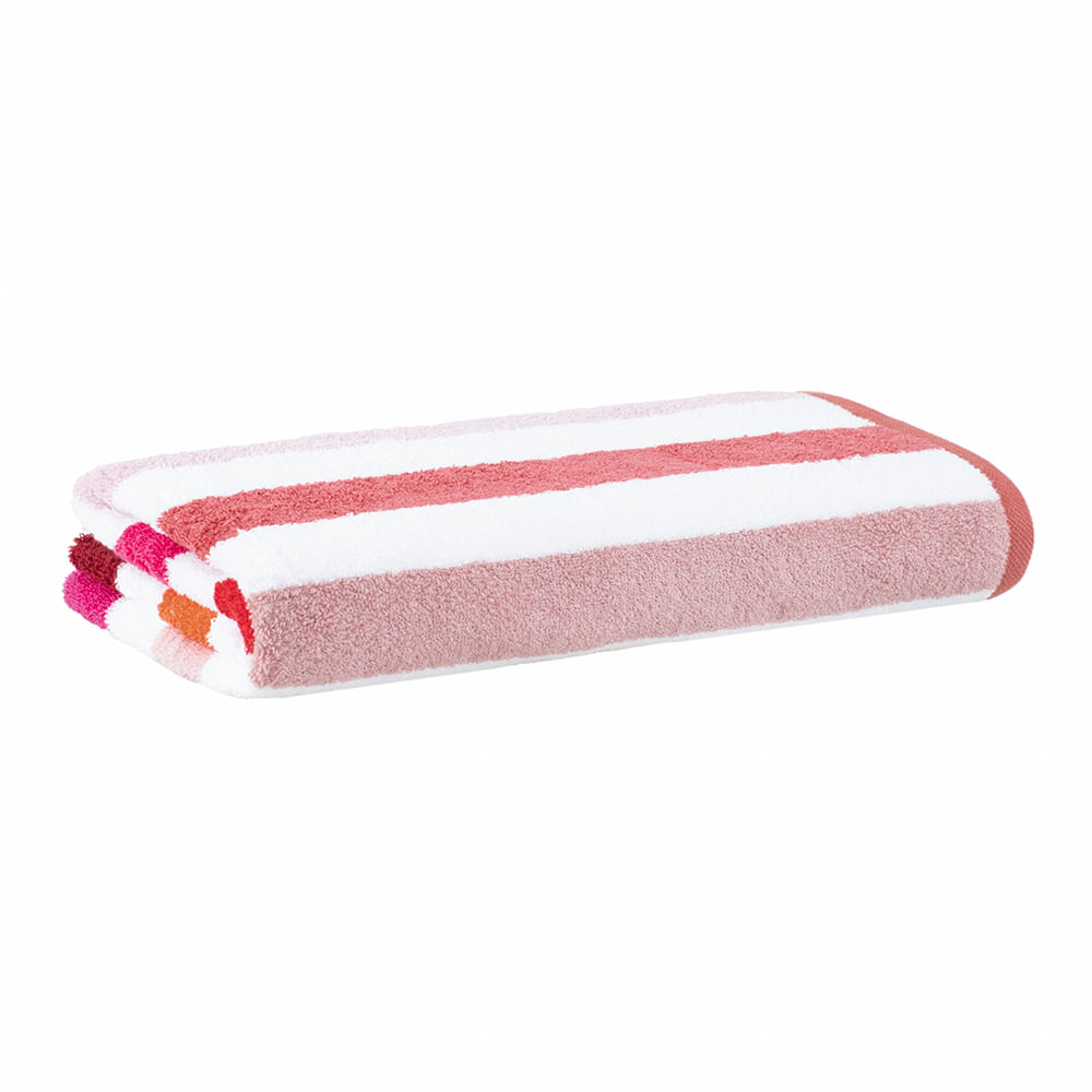 Toalha Praia San Martin 80x160cm Rosa Buddemeyer - Imagem 3