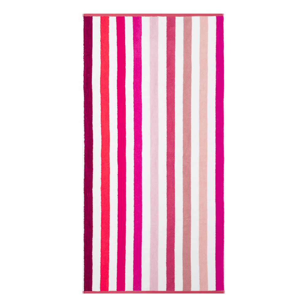 Toalha Praia San Martin 80x160cm Rosa Buddemeyer