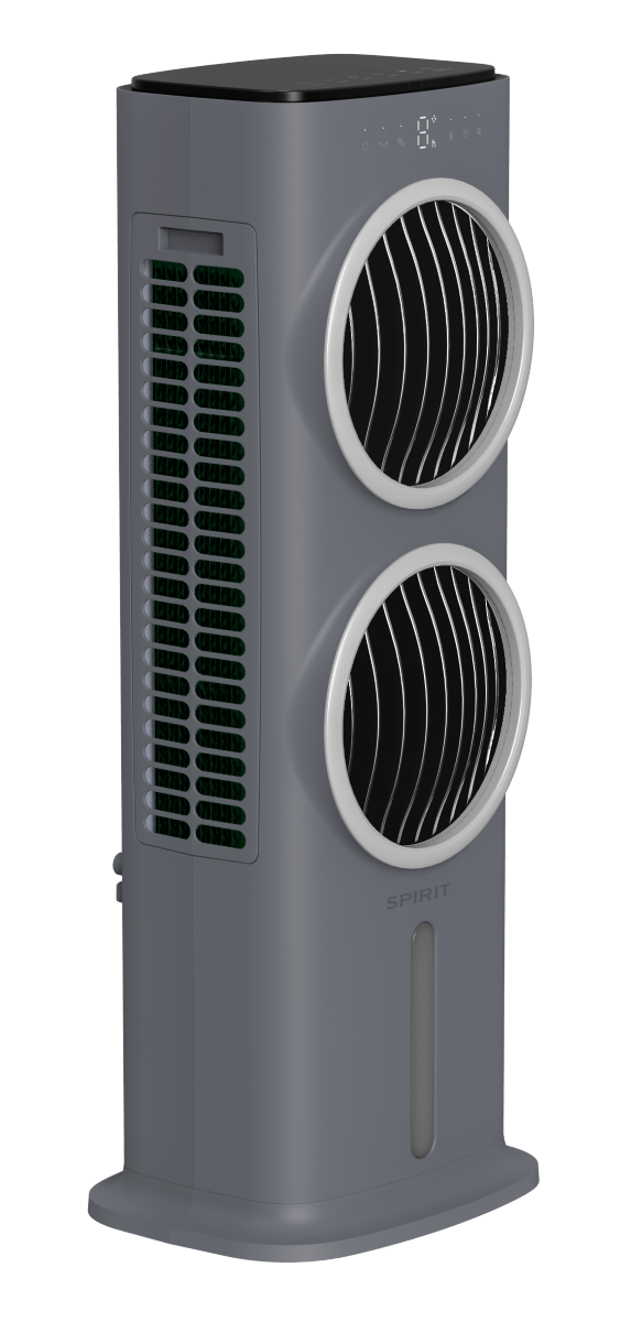 Climatizador de Ar Spirit Turbo 95cm 10L 127V Cinza e Prata - Imagem 2