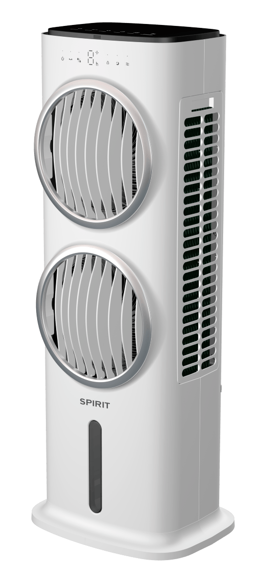 Climatizador de Ar Spirit Turbo 95cm 10L 127V Branco e Prata - Imagem 2