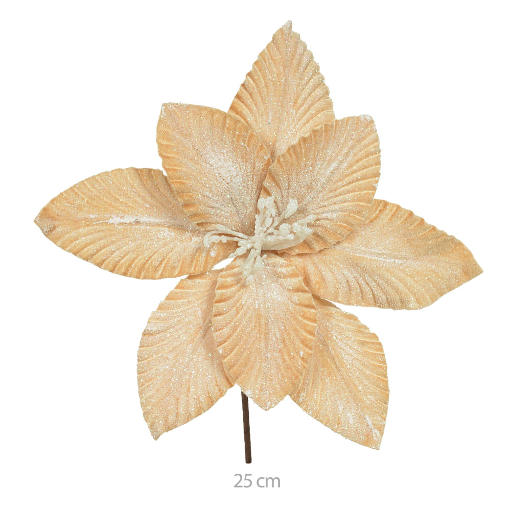 Haste Bico Papagaio 25cm Champagner Dourado Florarte