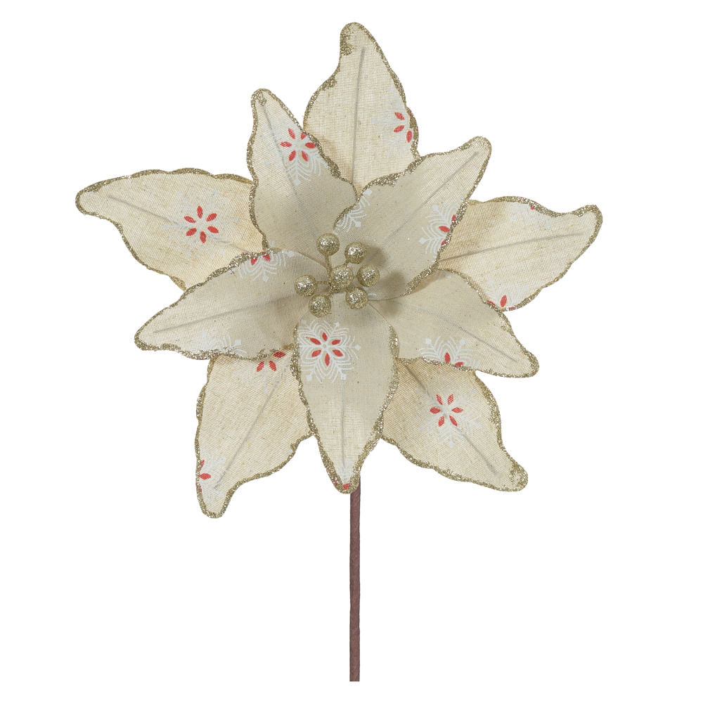 Haste Bico Papagaio 24cm Champagne Florarte