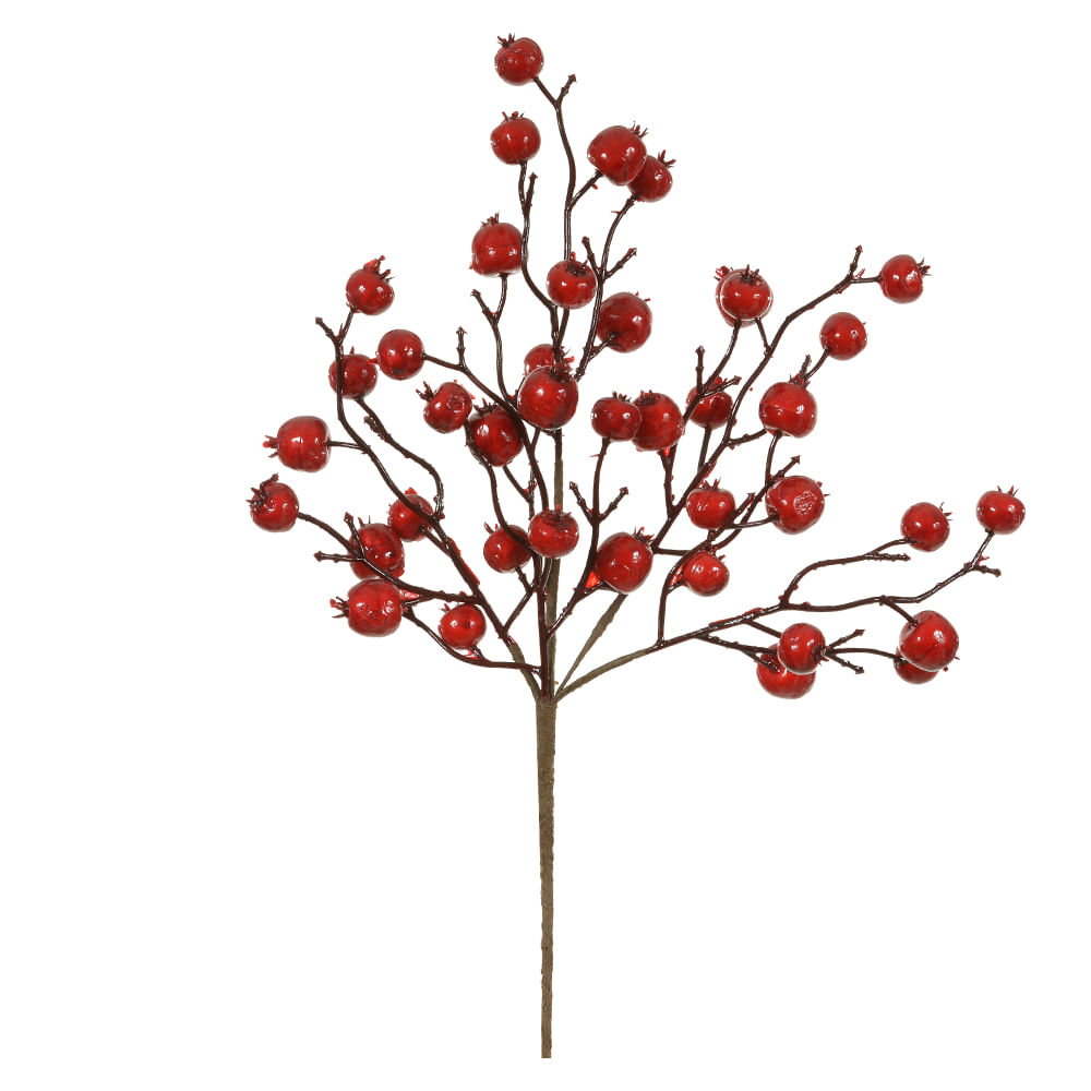 Haste com Berry 40cm Vermelho Florarte