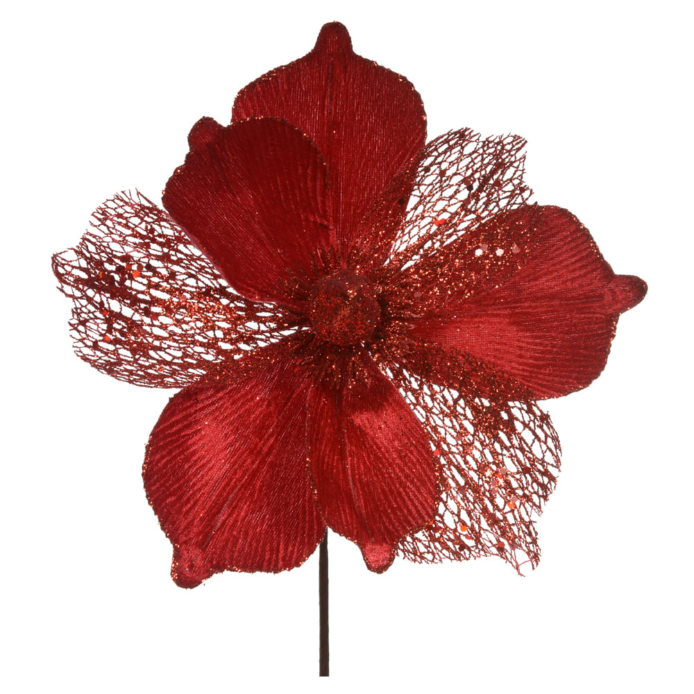 Haste Magnolia 20cm Vermelho Florarte