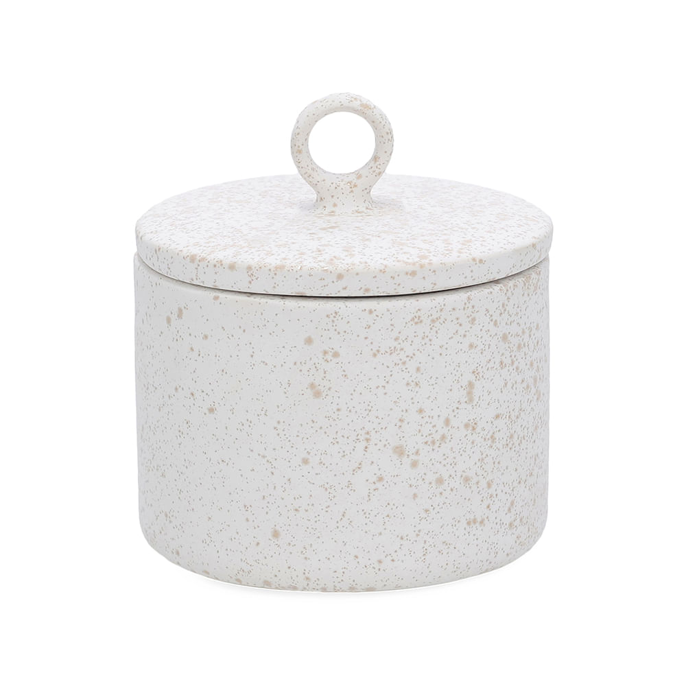 Pote Decorativo 17x16cm 19160 Off White Mart Presentes