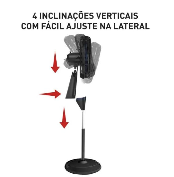 Ventilador de Coluna X-Treme 7 Pás 40cm 127V Preto Arno - Imagem 2