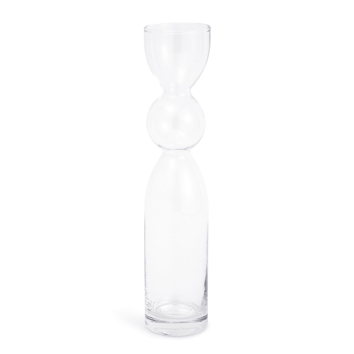 Vaso 36x7,5cm 18697G Transparente Mart Presentes
