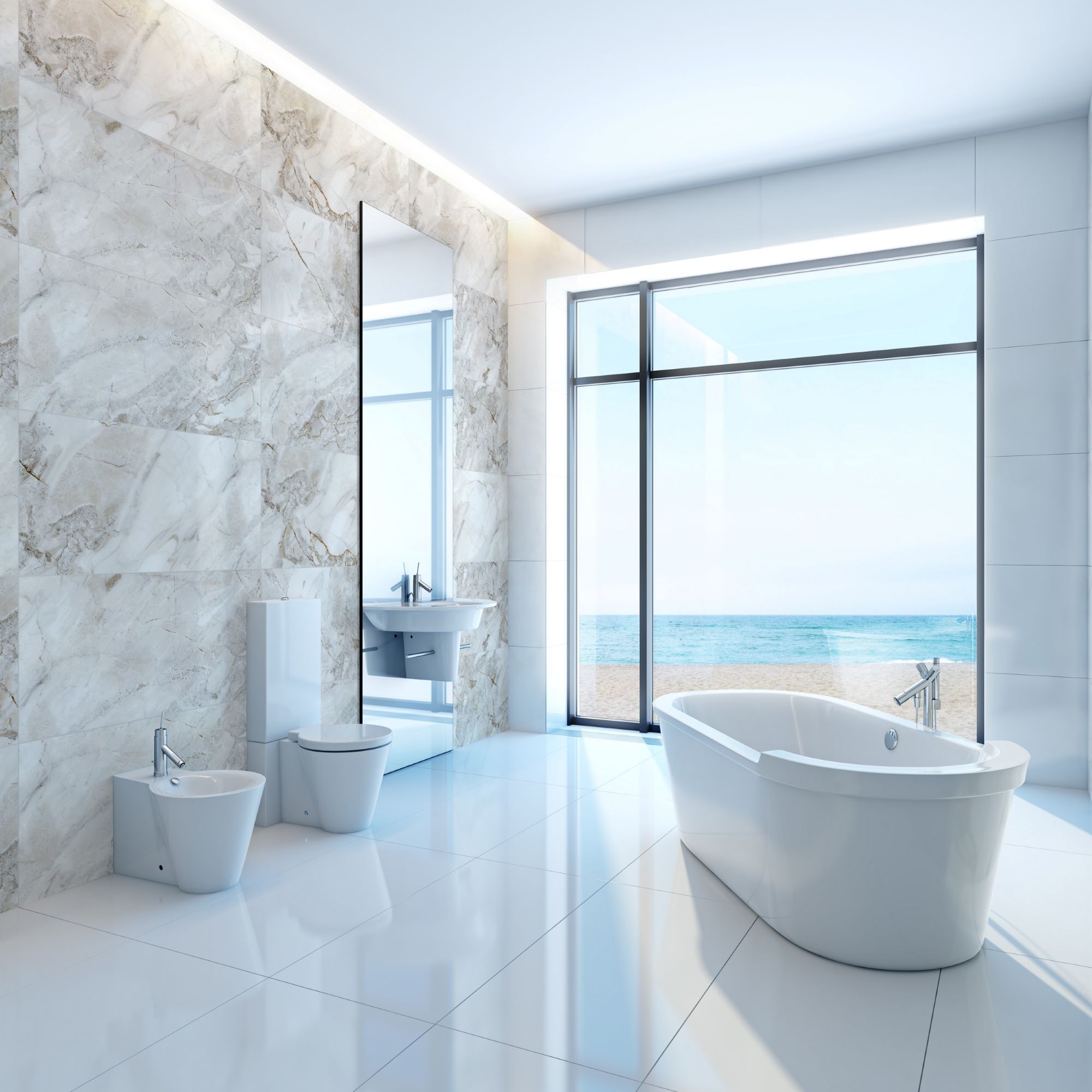 Porcelanato 60x120 Cotton Polido Retificado Delta - Imagem 3