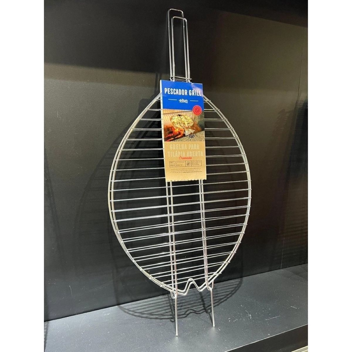 Grelha Dupla Aberta para Peixe Tilápia Grilazer