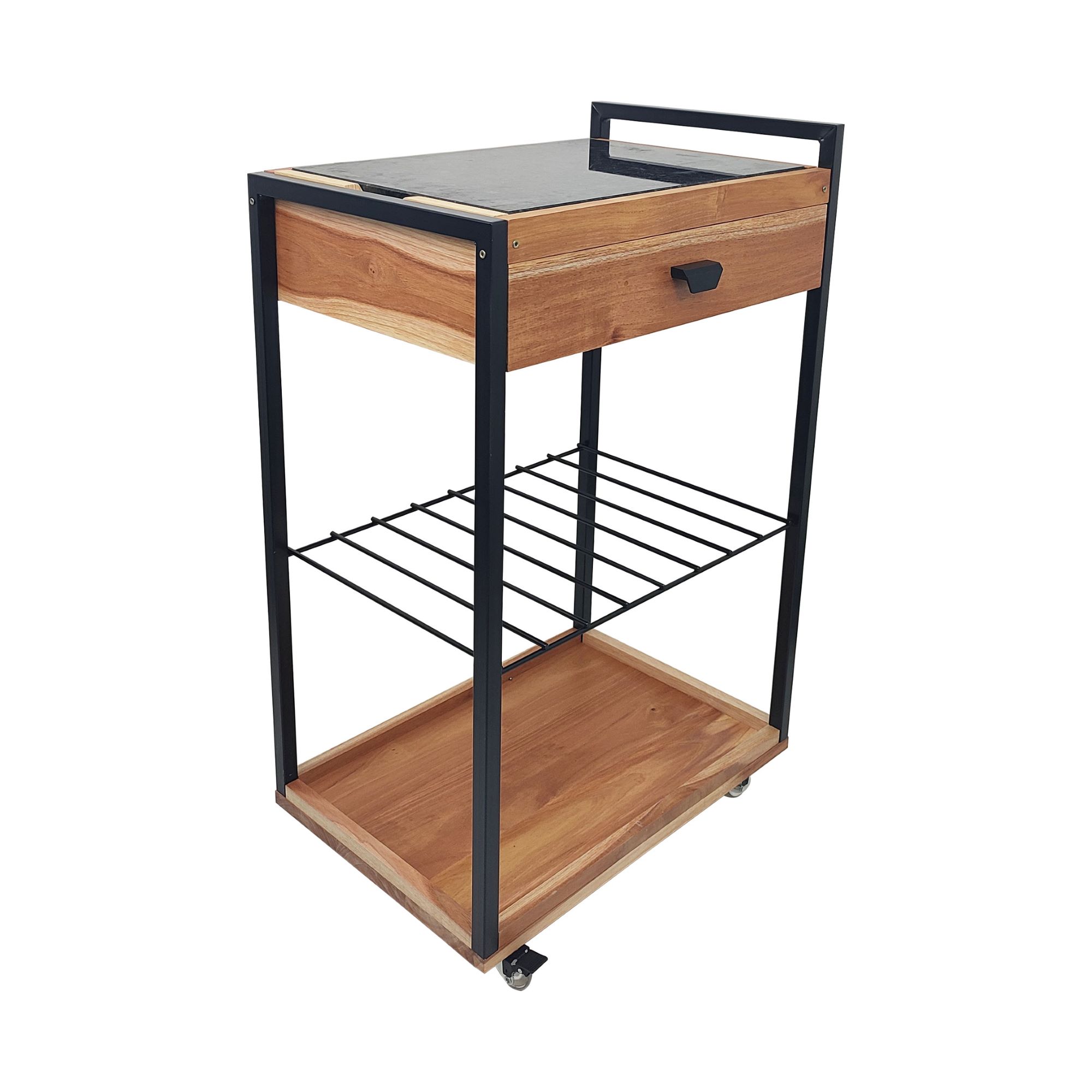 Carrinho para Churrasco Multifuncional com Gaveta Koper Grilazer