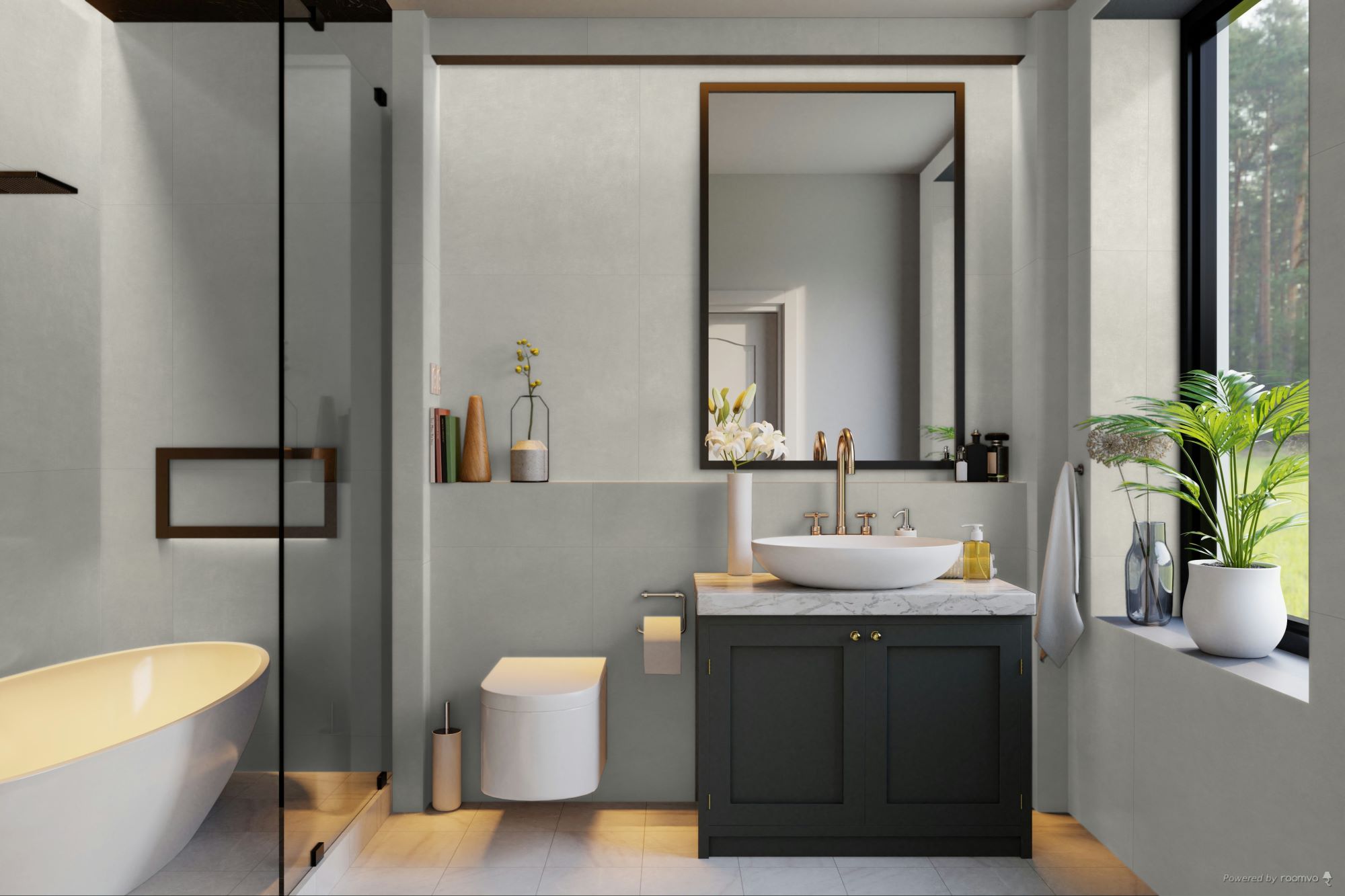 Porcelanato 90x90 Urbe Sgr Hard Retificado Ceusa - Imagem 2